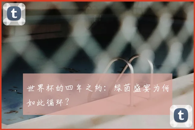 世界杯的四年之约:绿茵盛宴为何如此循环?